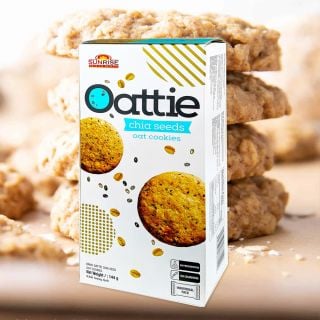 Bánh yến mạch Oattie hạt chia, 144g