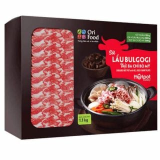 Lẩu Bulgogi ba chỉ bò Mỹ, 1100g