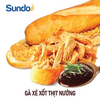 Bánh mì que gà xé xốt thịt nướng (3x63g)