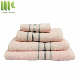 Khăn tay cao cấp MK 100% cotton size nhỏ HK01 màu hồng (28x40cm)