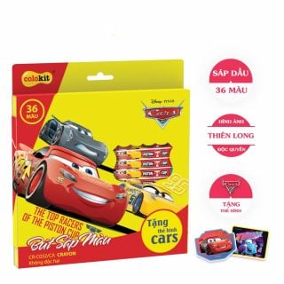 Bút sáp 36 màu Colokit Disney Cars CR-C032/CA