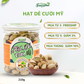 Hạt Dẻ Cười Mỹ Hũ 210g