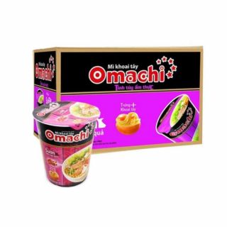 Mì hộp Omachi dinh dưỡng sườn Hàn Quốc, thùng 24 gói, 72g/gói