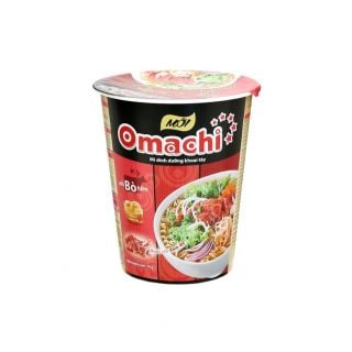 Mì ly Omachi xốt bò hầm, 70g