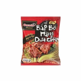 Mì Omachi bắp bò dưa chua, 120g