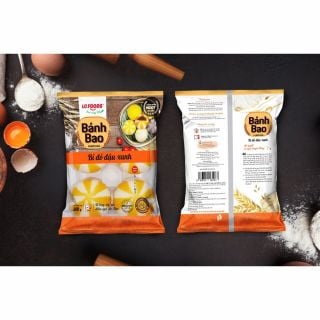 Bánh bao bí đỏ đậu xanh LC, 300g