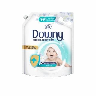 Nước xả Downy kháng khuẩn nhẹ dịu, gói 3 lít