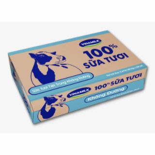 Sữa tiệt trùng Vinamilk ít béo không đường, thùng 48 hộp, 180ml