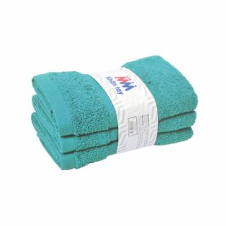 Khăn tay MM xanh ngọc 30*50cm*60g, lốc 3 cái