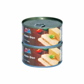 Đồ hộp pate gan MM, lốc 2 hộp, 180g