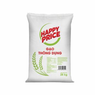 Gạo thông dụng Happy Price, 25kg