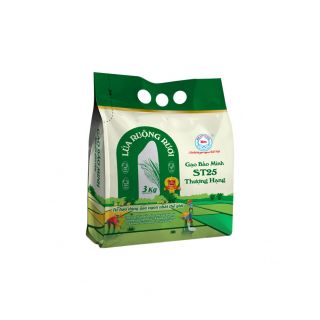 Gạo ST25 Lúa ruộng rươi Bảo Minh, 3kg