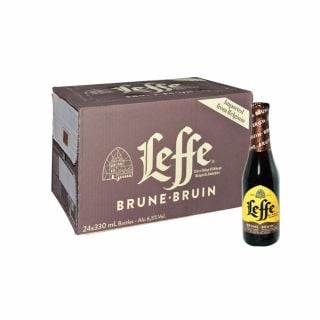 Bia Leffe nâu, thùng 24 chai, 330ml