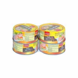 Pate gan heo Vissan, lốc 4 hộp, 200g