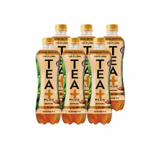 Trà Olong Tea+ không đường, lốc 6 chai, 450ml