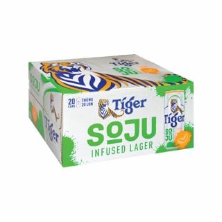 Bia Tiger Soju Melon, thùng 20 lon, 330ml