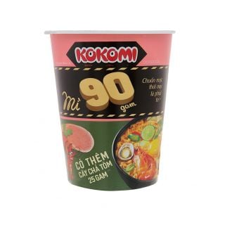 Mì ly Kokomi đại tôm chua cay có thịt, 90g