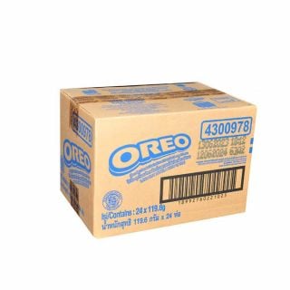 Bánh Oreo vị socola vani, hộp 24 cái, 119.6g