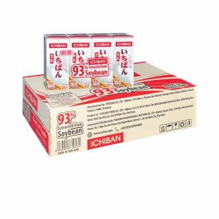 Sữa đậu nành nguyên chất Ichiban, thùng 48 hộp, 180ml