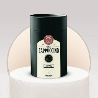 Thùng Cà phê hòa tan Cappuccino Coconut (vị dừa béo thơm) thương hiệu Rita Võ Premium Cafe - Hộp 216g (gồm 12 gói x 18g)