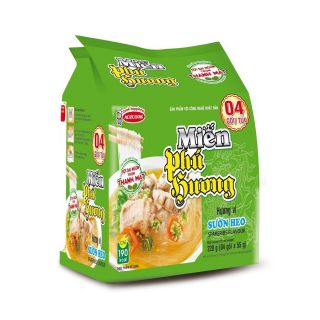 Miến sườn heo Phú Hương Acecook, lốc 4 gói, 55g