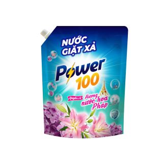 Nước giặt xả Power 100 nước hoa Pháp, 3.2kg