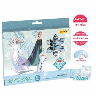 Bút sáp 24 màu Colokit Disney Frozen CR-C031/FR 24 màu