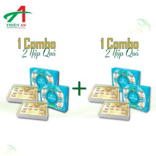 [COMBO 2 TẶNG 2] Sago Nest Yến Chưng Canxi Đường Ăn Kiêng -  Hộp Quà 6 Lọ - COMBO 2 Hộp