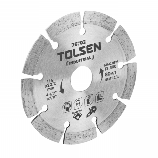 ĐĨA CẮT GẠCH KHÔ 230MM TOLSEN 76707