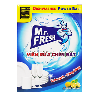 VIÊN RỬA CHÉN BÁT MR.FRESH HỘP 98 VIÊN