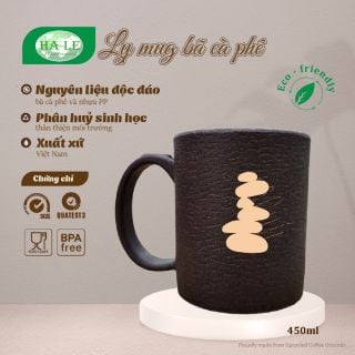 LY MUG BÃ CÀ PHÊ " HÒN ĐÁ"