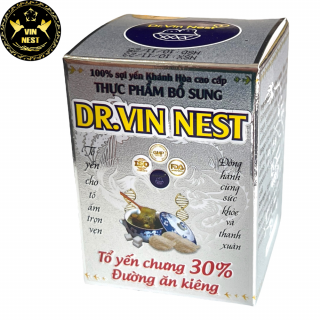 THỰC PHẨM BỔ SUNG DR.VIN NEST - TỔ YẾN CHƯNG 30% - ĐƯỜNG ĂN KIÊNG 
(HŨ 70 ML)