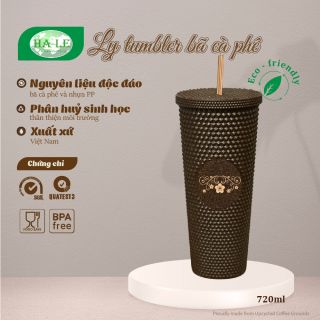 LY TUMBLER BÃ CÀ PHÊ "HOA MẪU 4"