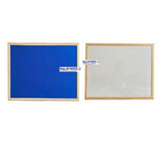 Bảng treo tường 2 mặt Ghim vải bố và mặt viết bút lông cao cấp KT 0,8x0,6m