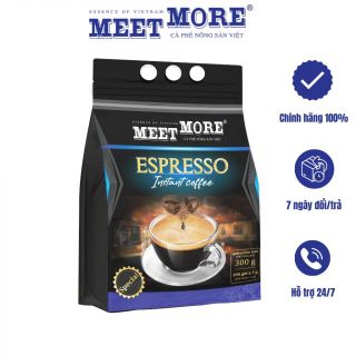 [HOT DEAL] Túi Cà Phê Hòa Tan Espresso - Meet More Coffee (100 gói x 3g)