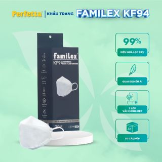 Thùng 30 Hộp Khẩu Trang Y Tế Cao Cấp Perfetta KF94 Familex