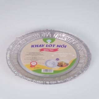 Khay giấy bạc lót nồi chiên 10 cái D20