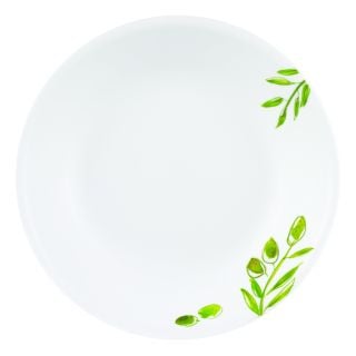 Đĩa súp thủy tinh Corelle (hoa văn Olive Garden) 21cm 420-OG-LP