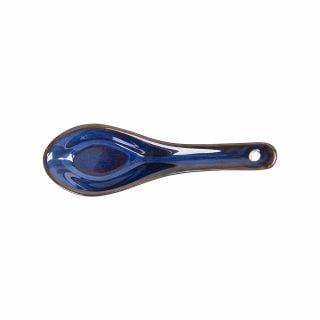 Muỗng canh 13cm xanh viền nâu