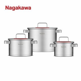 Bộ nồi inox Nagakawa Aki NAG1357