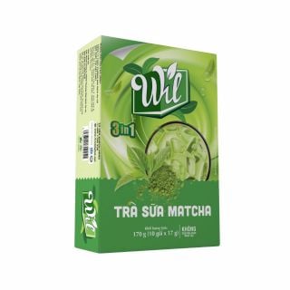 TRÀ SỮA WIL MATCHA HỘP, 160G