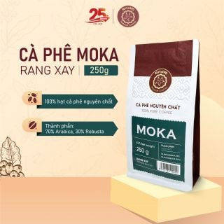 Thùng cà phê nguyên chất rang xay MOKA  250g