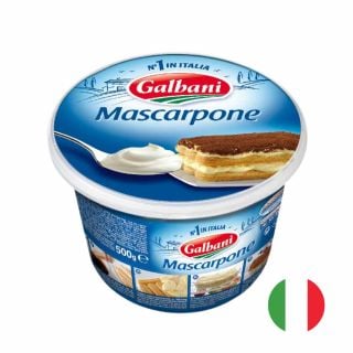 Phô mai kem Mascarpone Lucia Galbani 500g, thùng 8 hộp