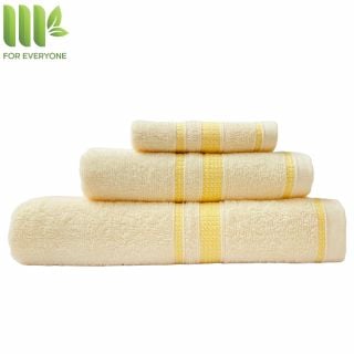 Khăn tắm cao cấp MK 100% cotton BK03 màu nâu đậm (50x100cm)