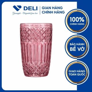 BỘ 6 LY CAO TT DELI ROMAN PINK 380ML