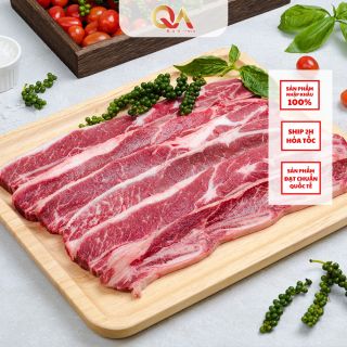 Sườn bò Úc - Bò ăn cỏ - khay 1kg - cắt 1cm - nướng