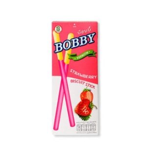 Bánh que dâu Bobby, 12 cái, 18g