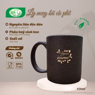 Ly mug bã  cà phê,  khắc theo yêu cầu