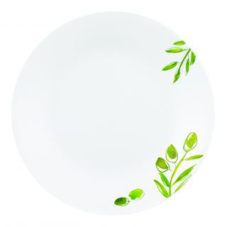 Đĩa  thủy tinh Corelle (hoa văn Olive Garden) 17cm 106-OG-LP