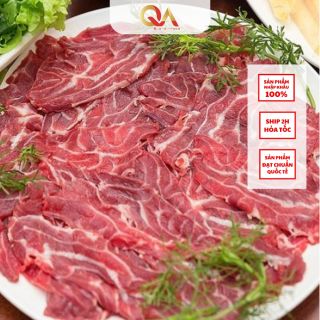 Bắp bò Úc nhập khẩu - khay 1kg - bào 2mm - nhúng lẩu